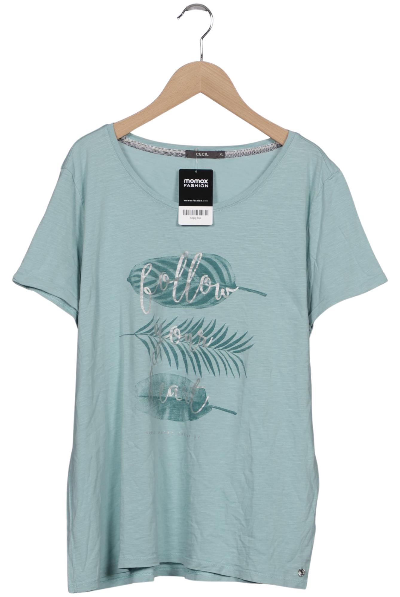 

Cecil Damen T-Shirt, türkis, Gr. 44