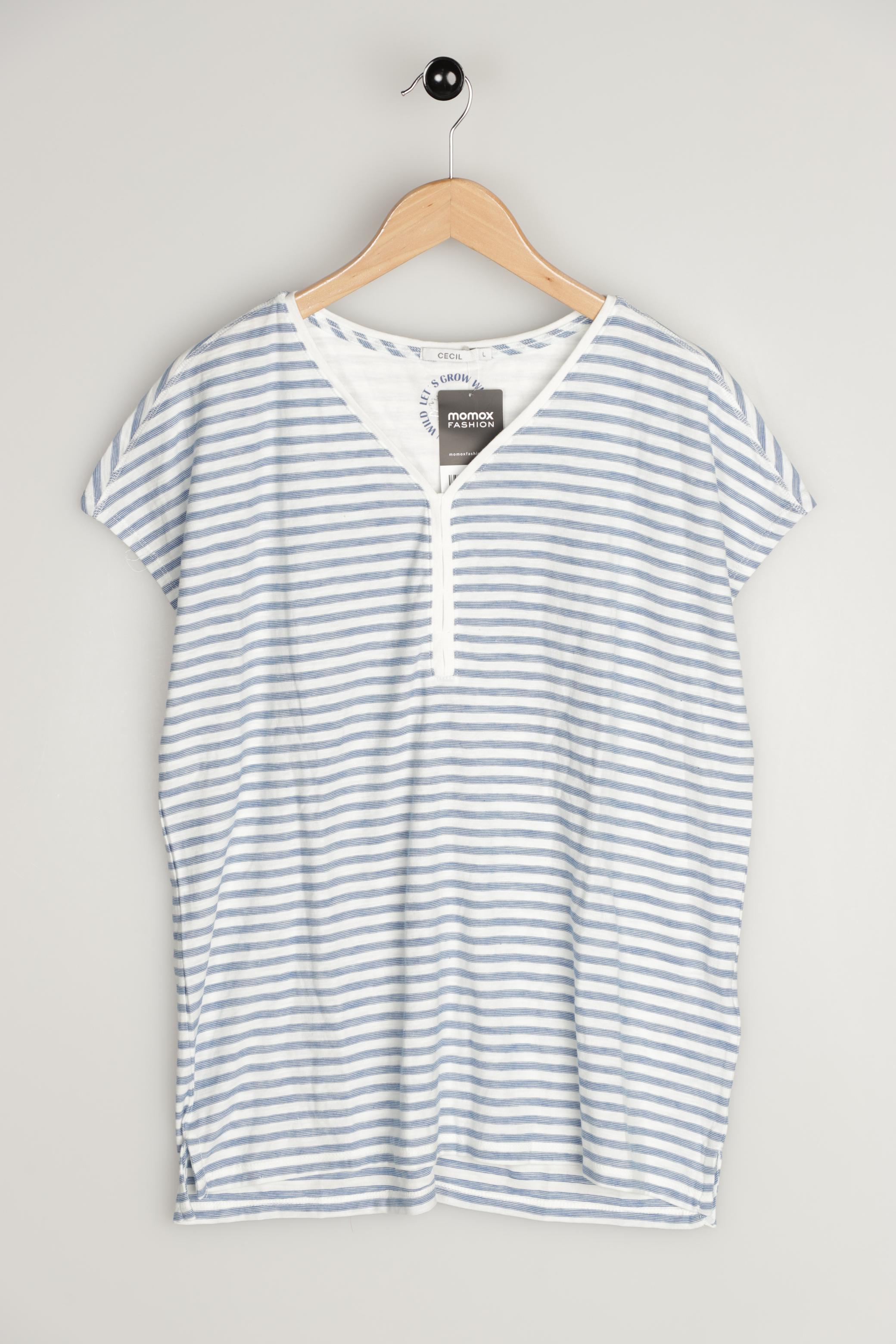 

Cecil Damen T-Shirt, blau, Gr. 42