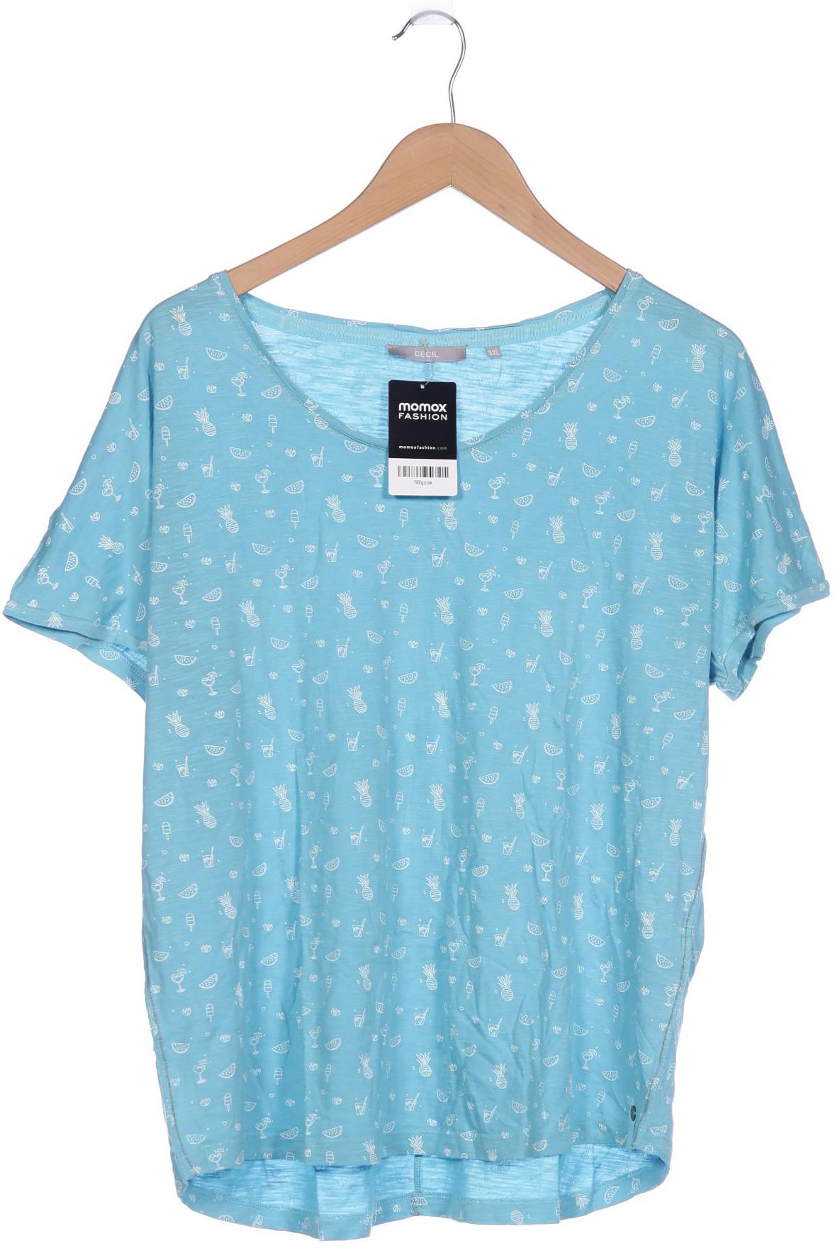 

Cecil Damen T-Shirt, hellblau, Gr. 46