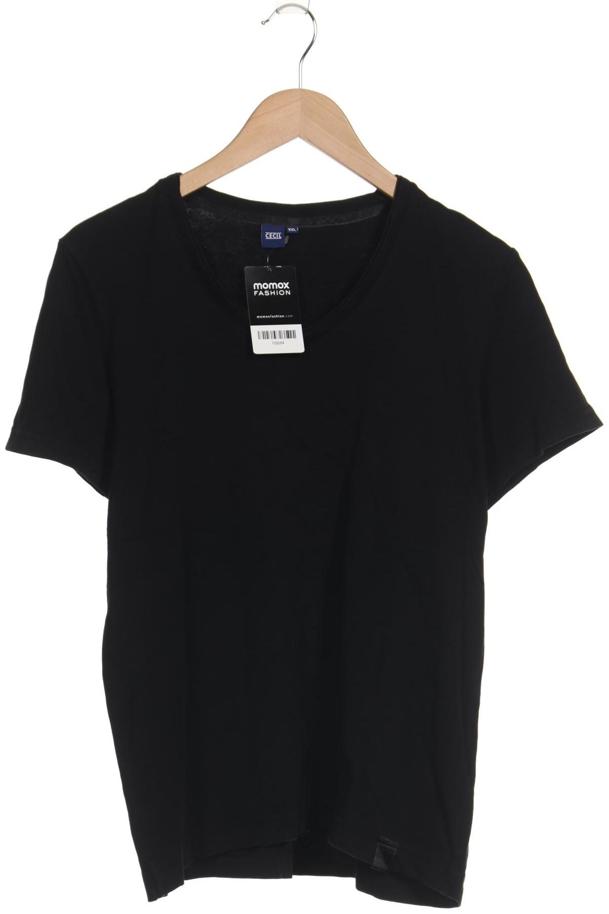 

Cecil Damen T-Shirt, schwarz, Gr. 46