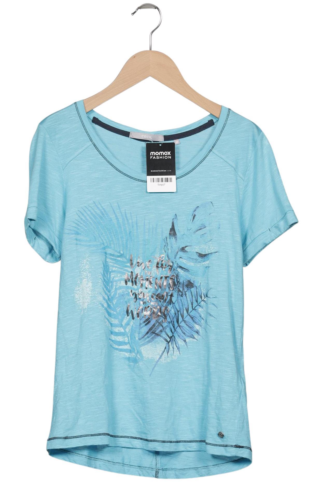 

Cecil Damen T-Shirt, blau, Gr. 38