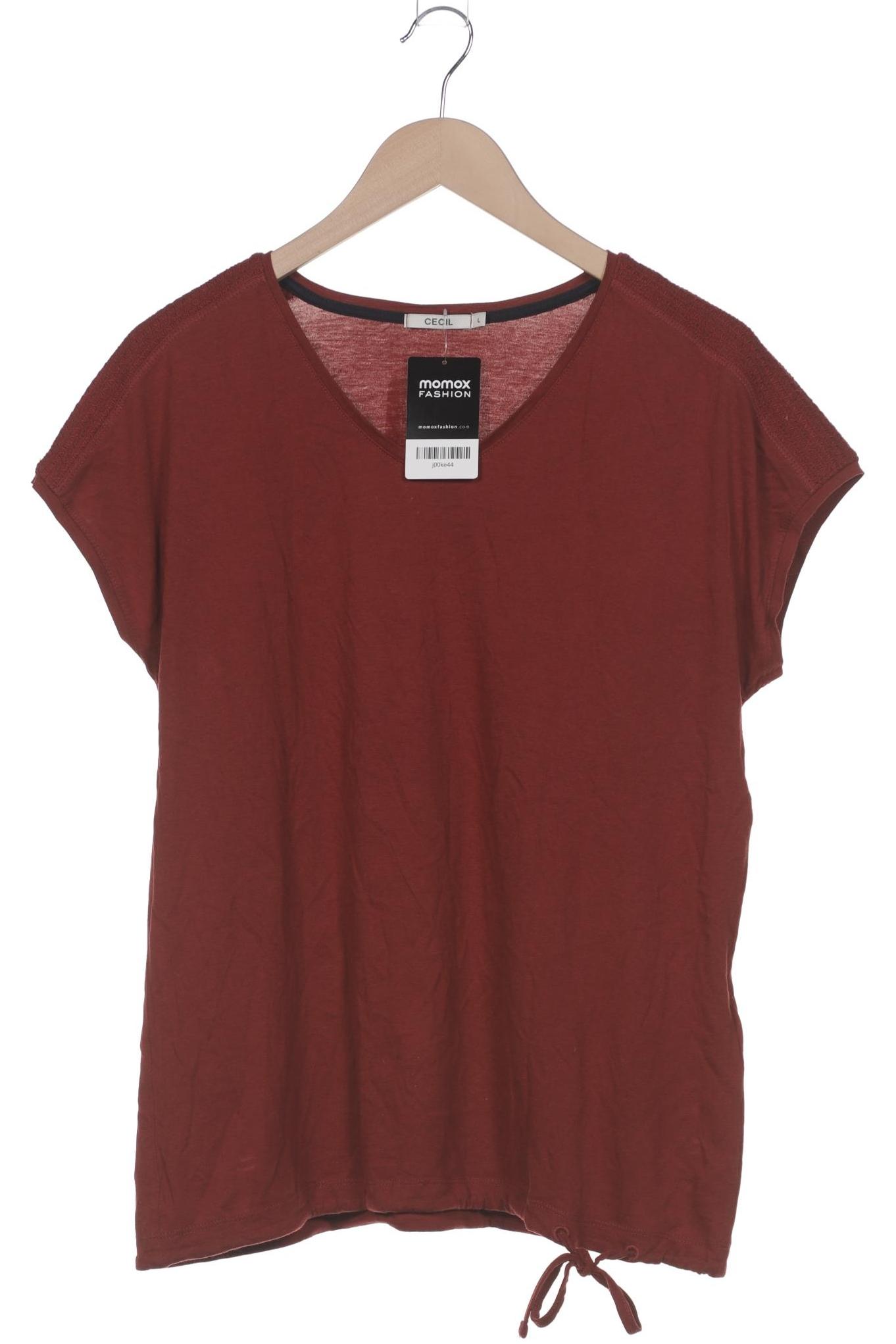 

Cecil Damen T-Shirt, bordeaux, Gr. 42