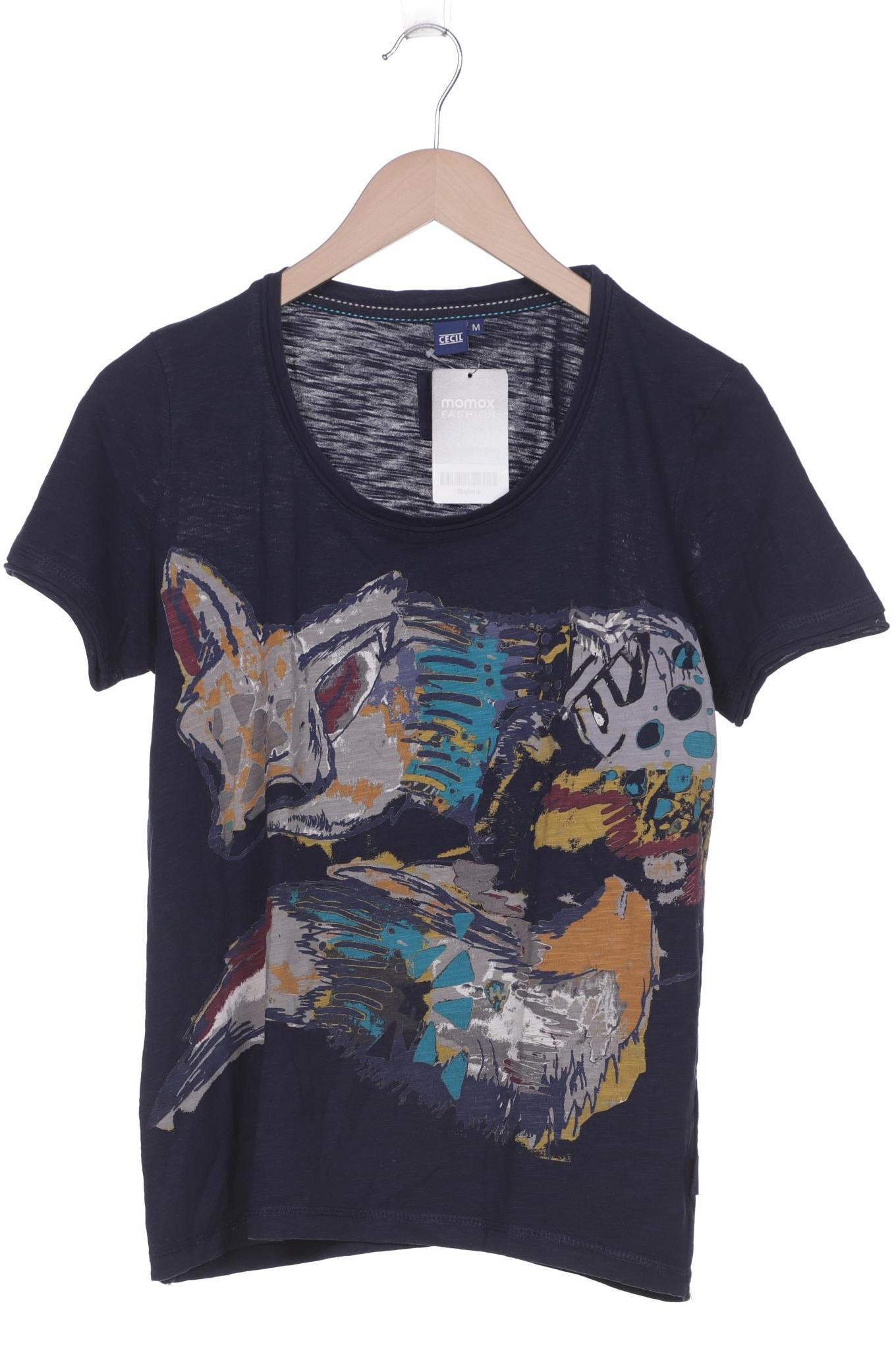 

CECIL Damen T-Shirt, marineblau