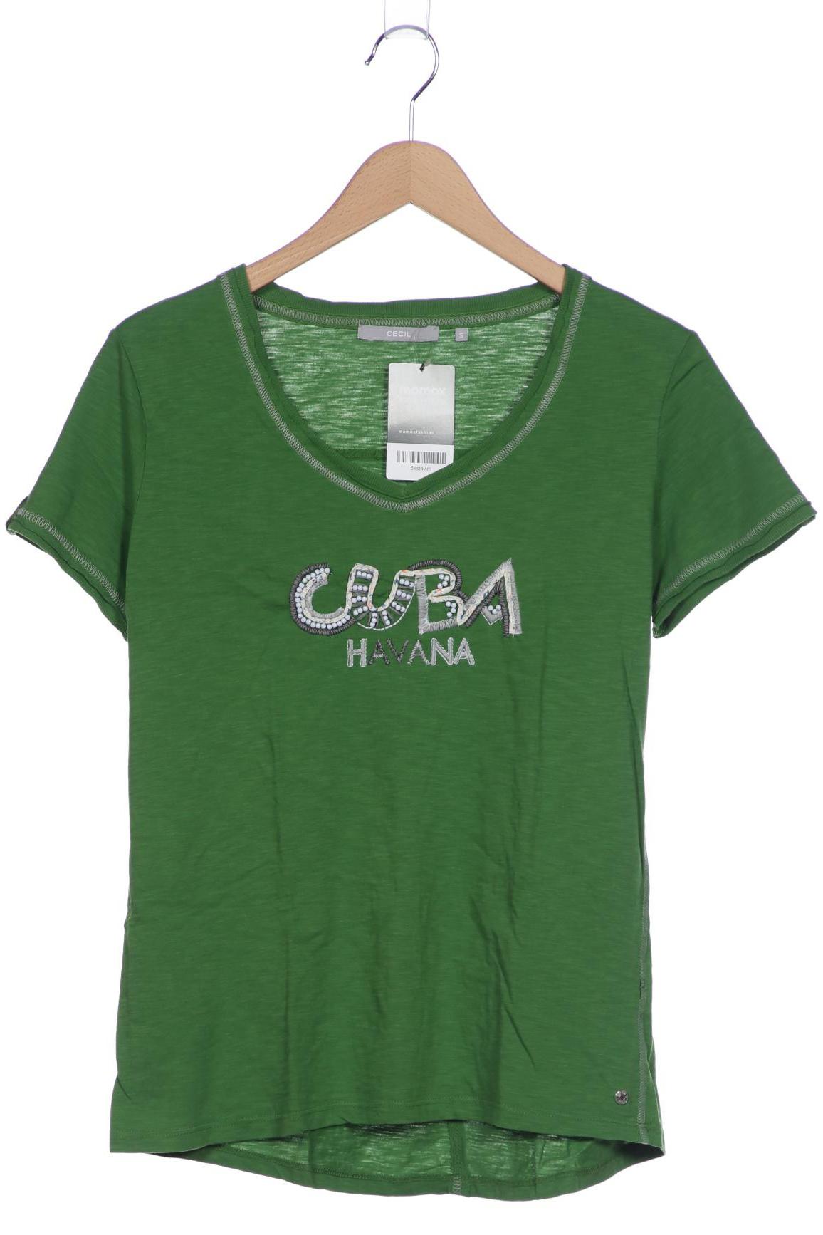 

Cecil Damen T-Shirt, grün, Gr. 36