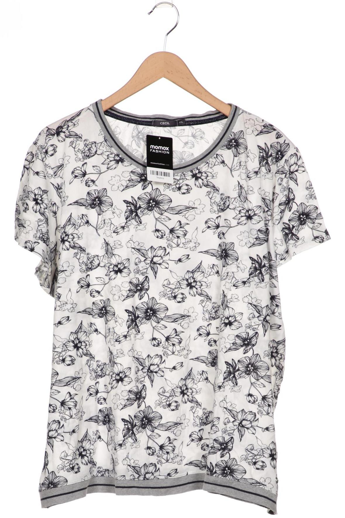 

Cecil Damen T-Shirt, weiß, Gr. 46