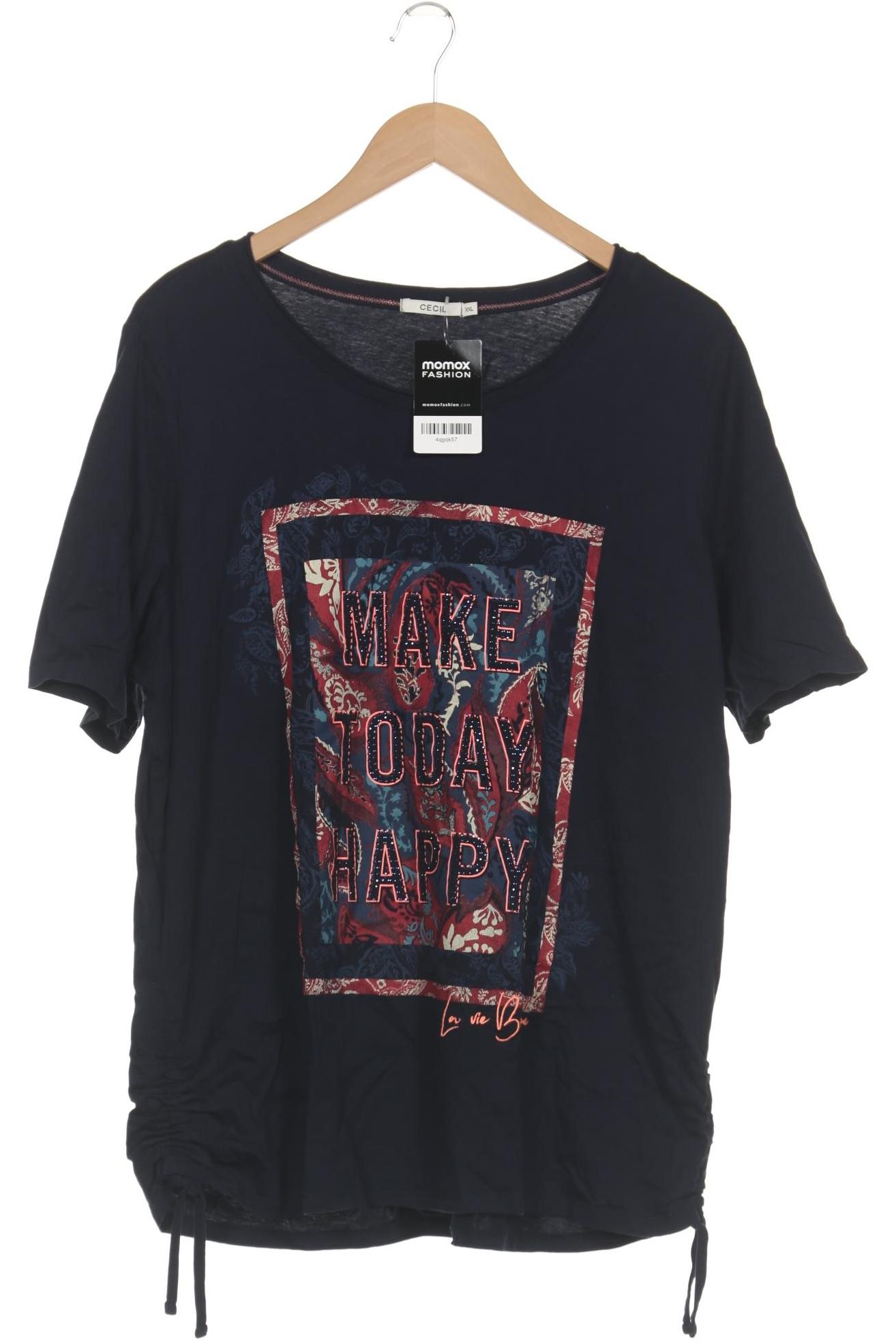 

Cecil Damen T-Shirt, marineblau, Gr. 46