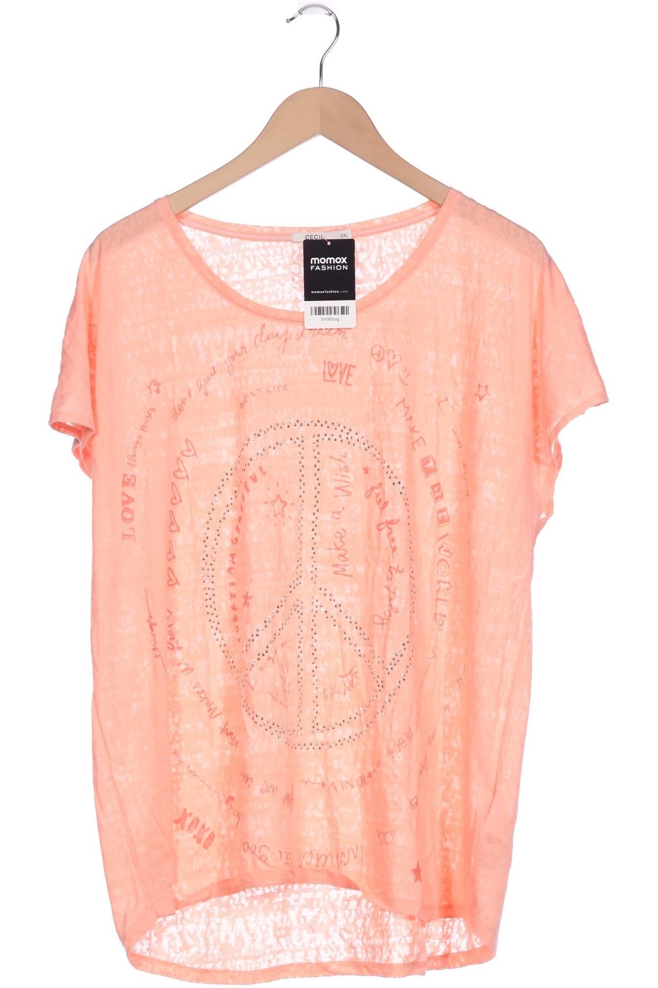 

Cecil Damen T-Shirt, orange, Gr. 46