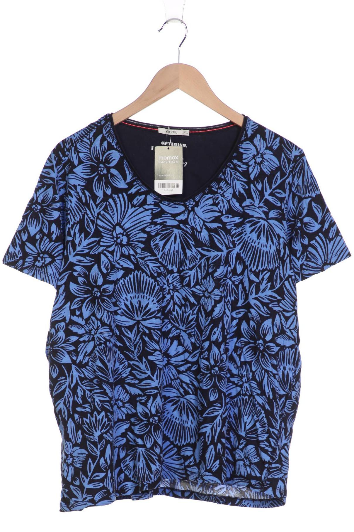 

Cecil Damen T-Shirt, blau, Gr. 46