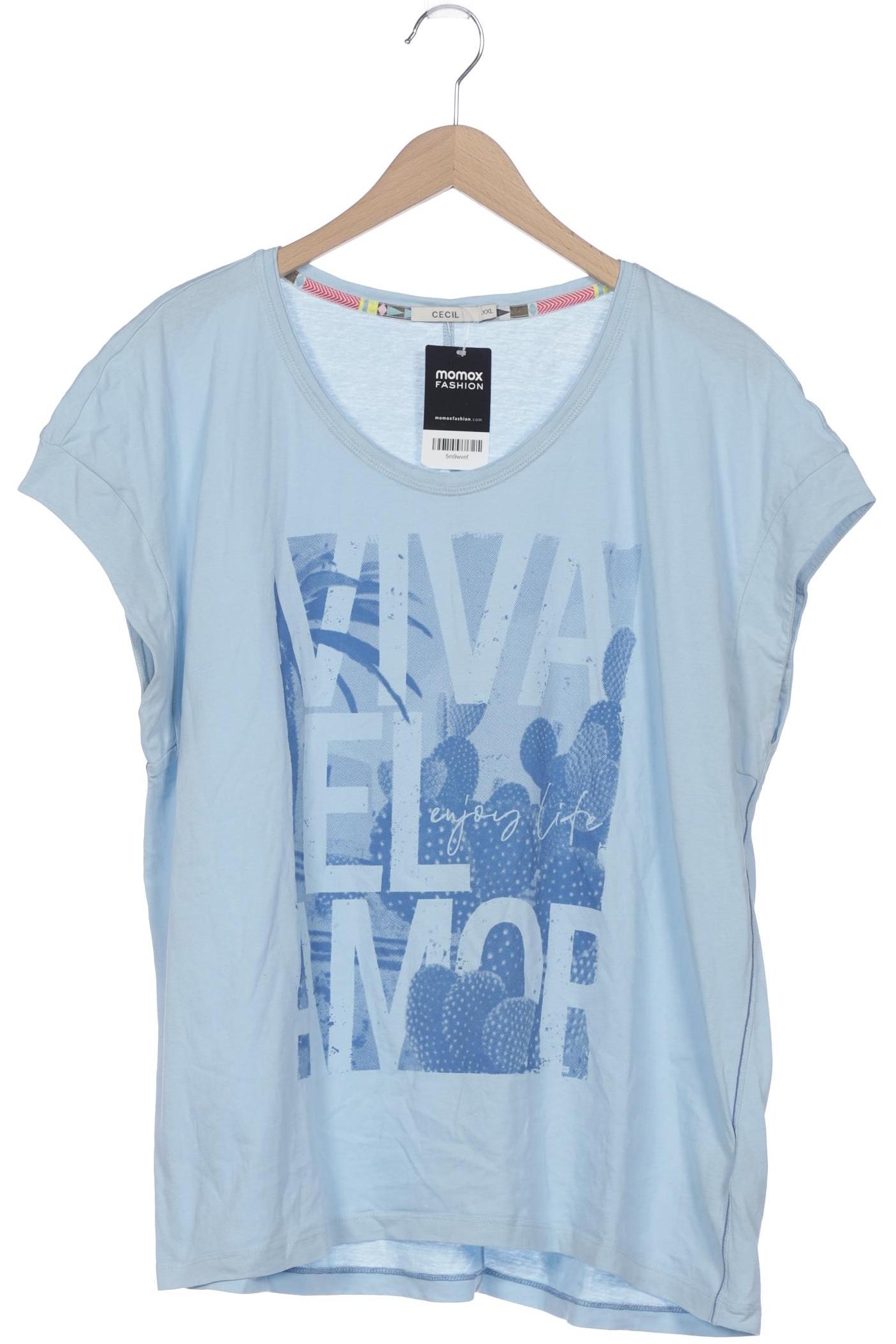 

Cecil Damen T-Shirt, hellblau, Gr. 46