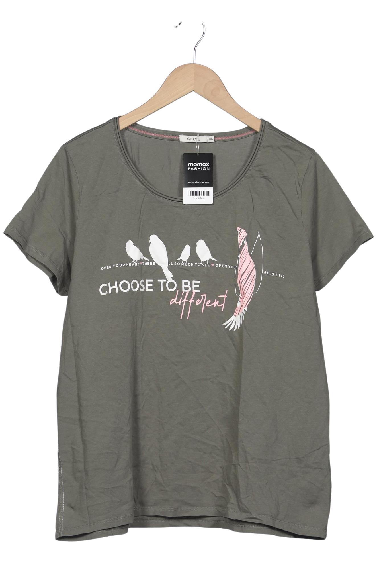 

Cecil Damen T-Shirt, grün, Gr. 46