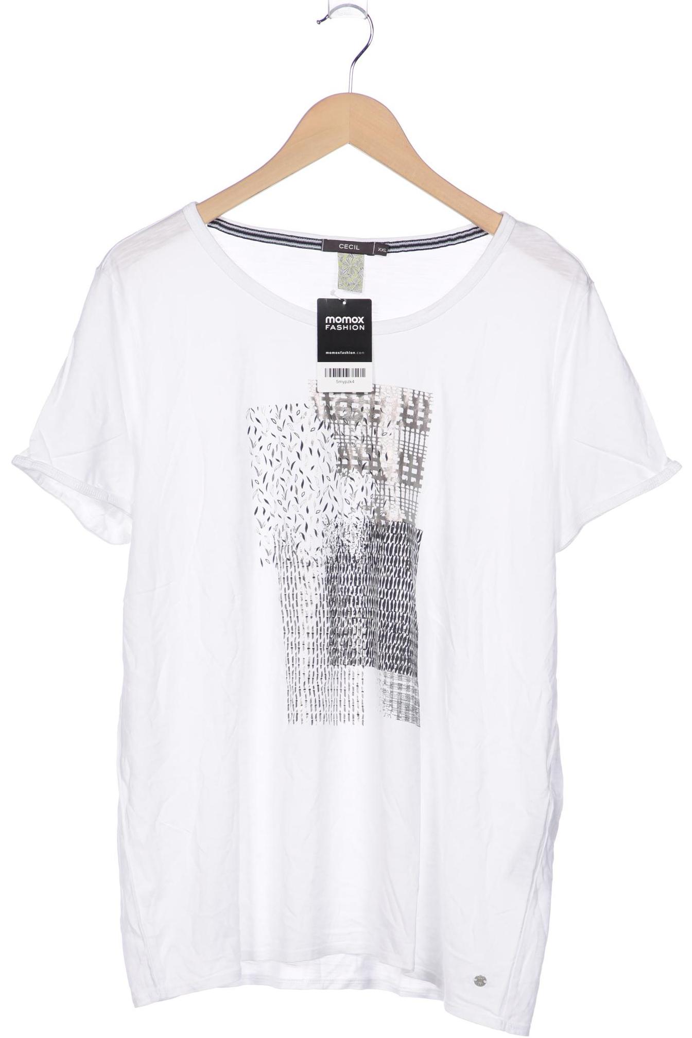 

CECIL Damen T-Shirt, weiß