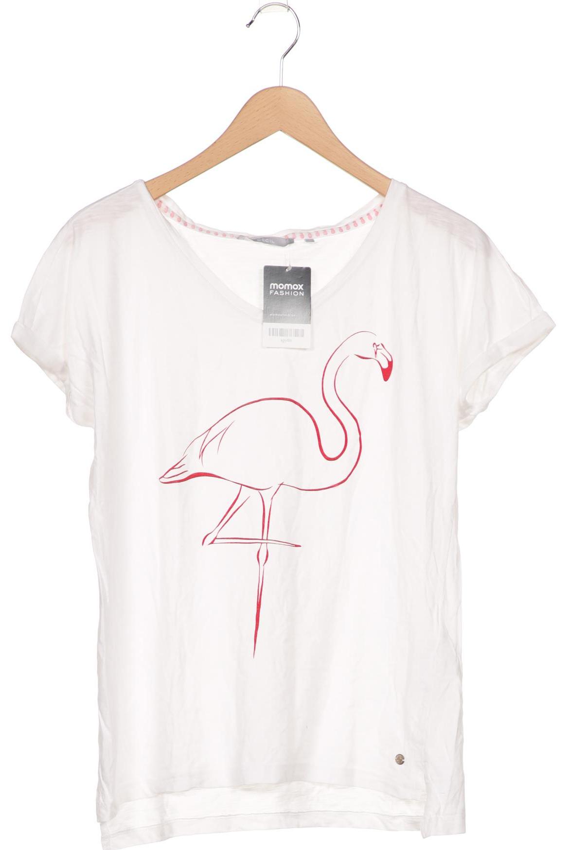 

CECIL Damen T-Shirt, weiß