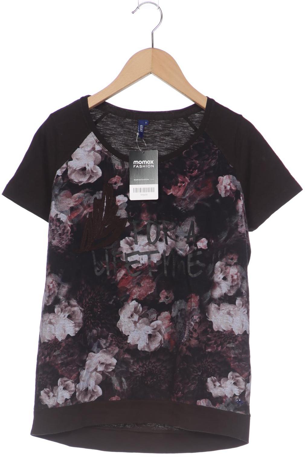 

CECIL Damen T-Shirt, braun