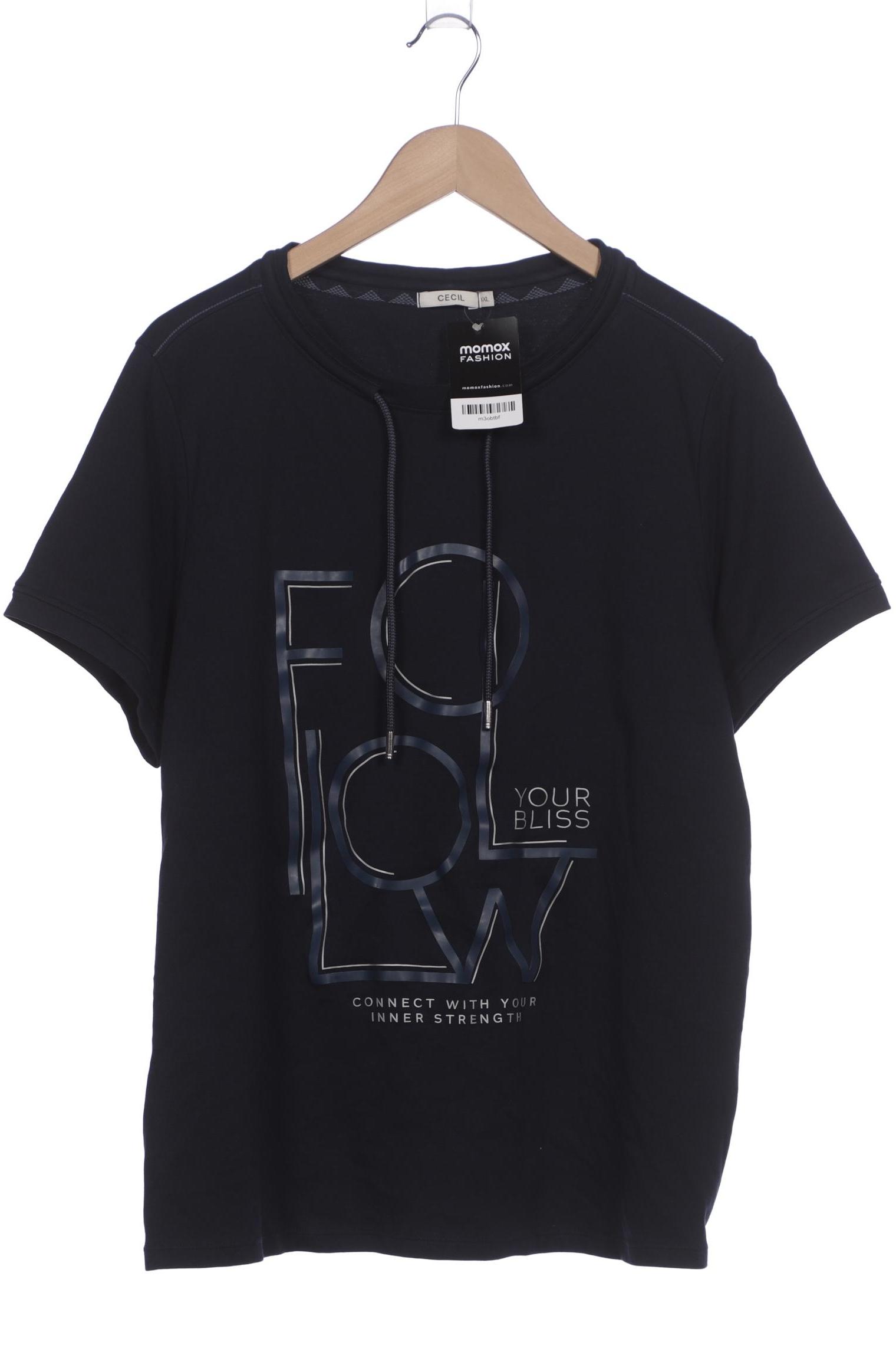 

Cecil Damen T-Shirt, marineblau, Gr. 46