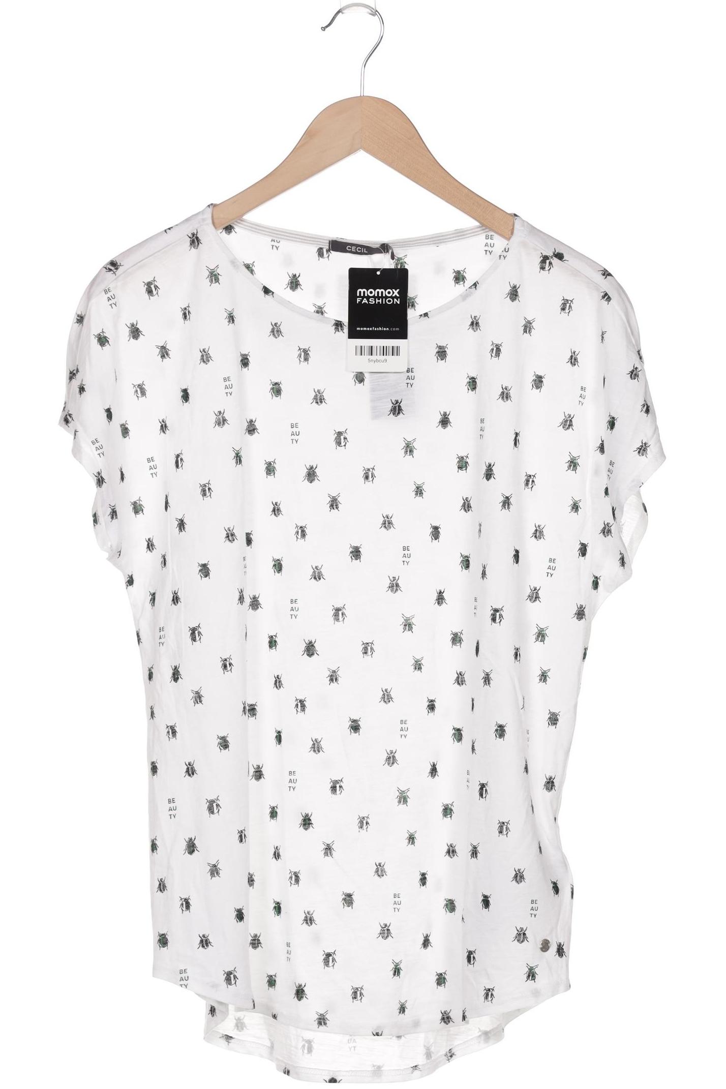 

Cecil Damen T-Shirt, weiß, Gr. 38