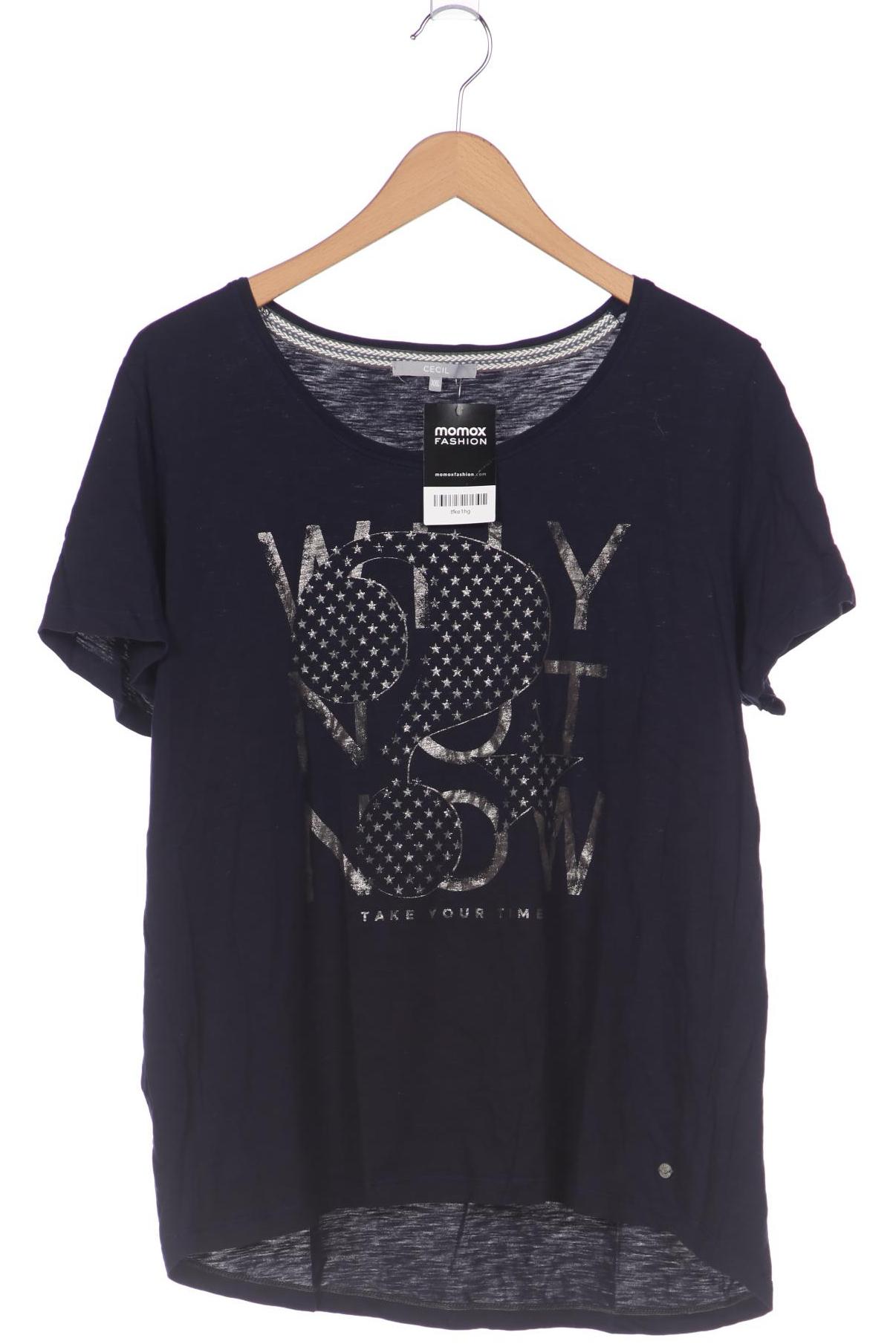 

Cecil Damen T-Shirt, marineblau, Gr. 46