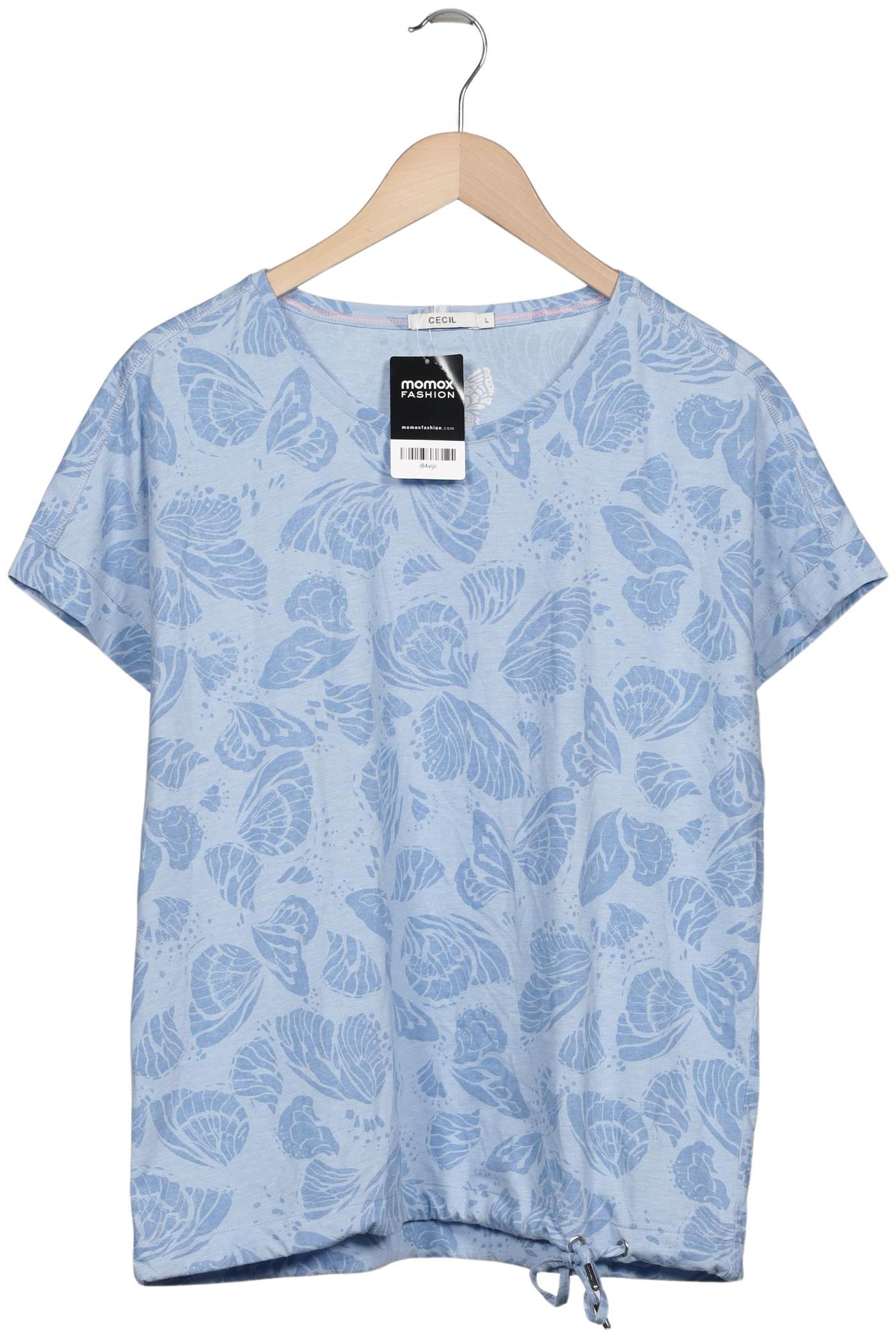 

Cecil Damen T-Shirt, hellblau, Gr. 42