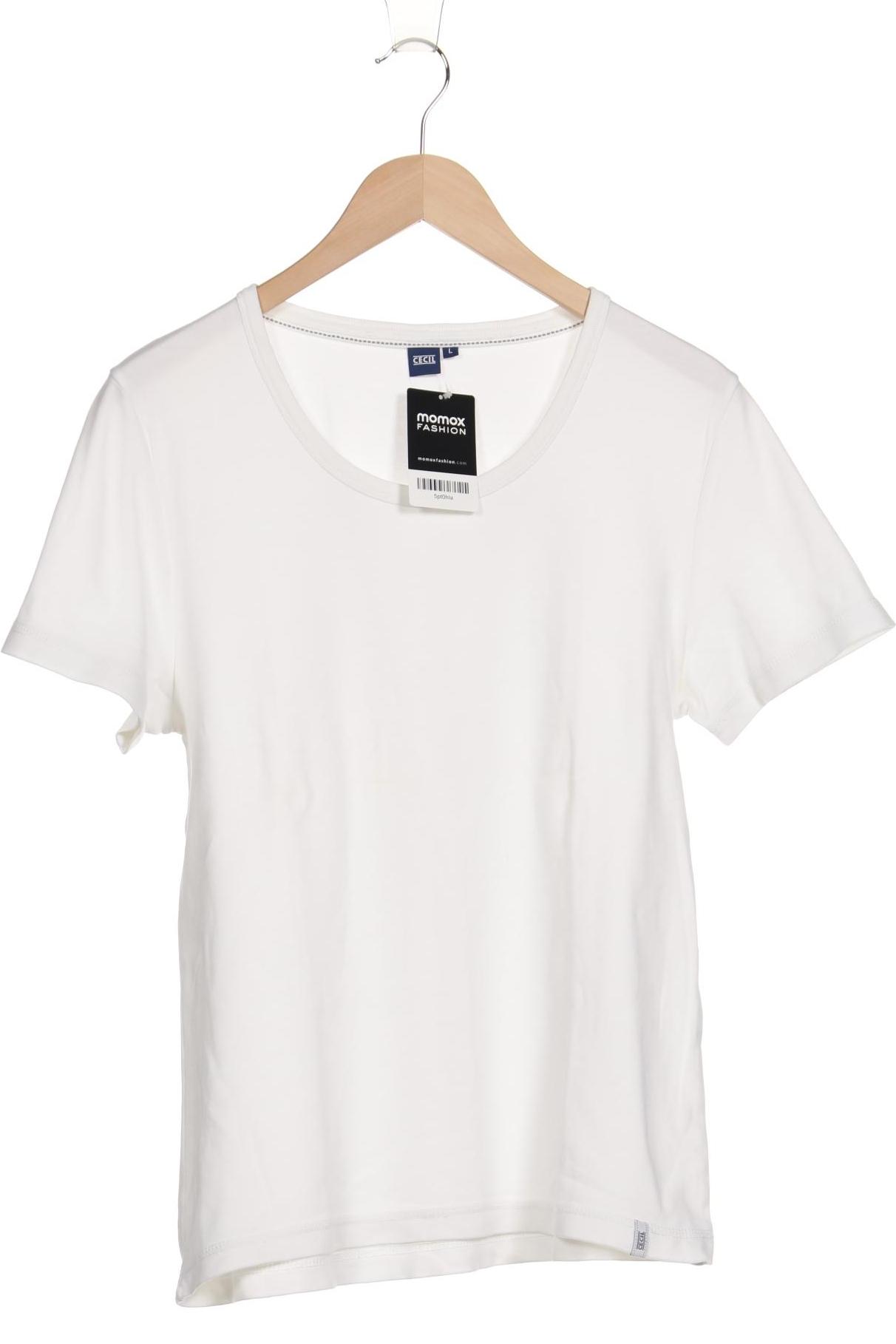 

Cecil Damen T-Shirt, weiß, Gr. 42