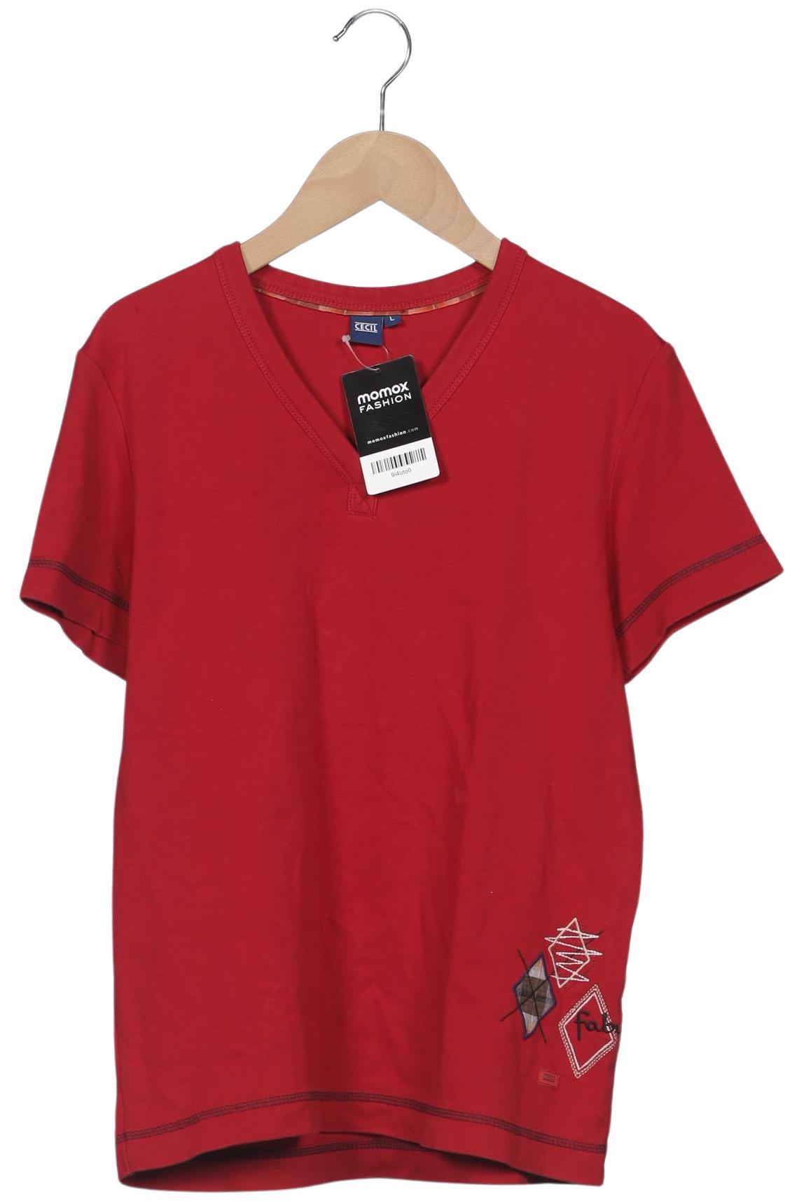 

Cecil Damen T-Shirt, rot, Gr. 42