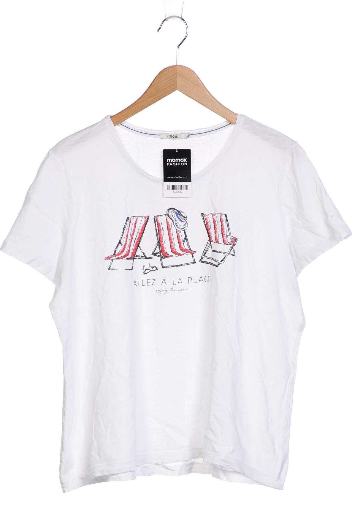 

CECIL Damen T-Shirt, weiß