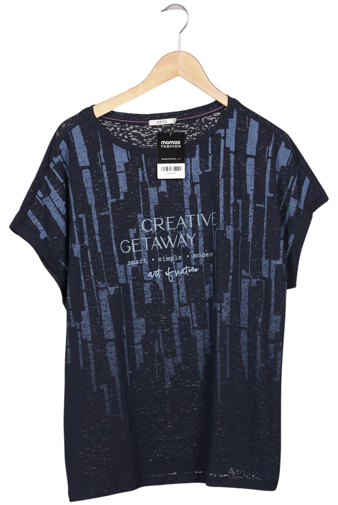 

Cecil Damen T-Shirt, marineblau, Gr. 46