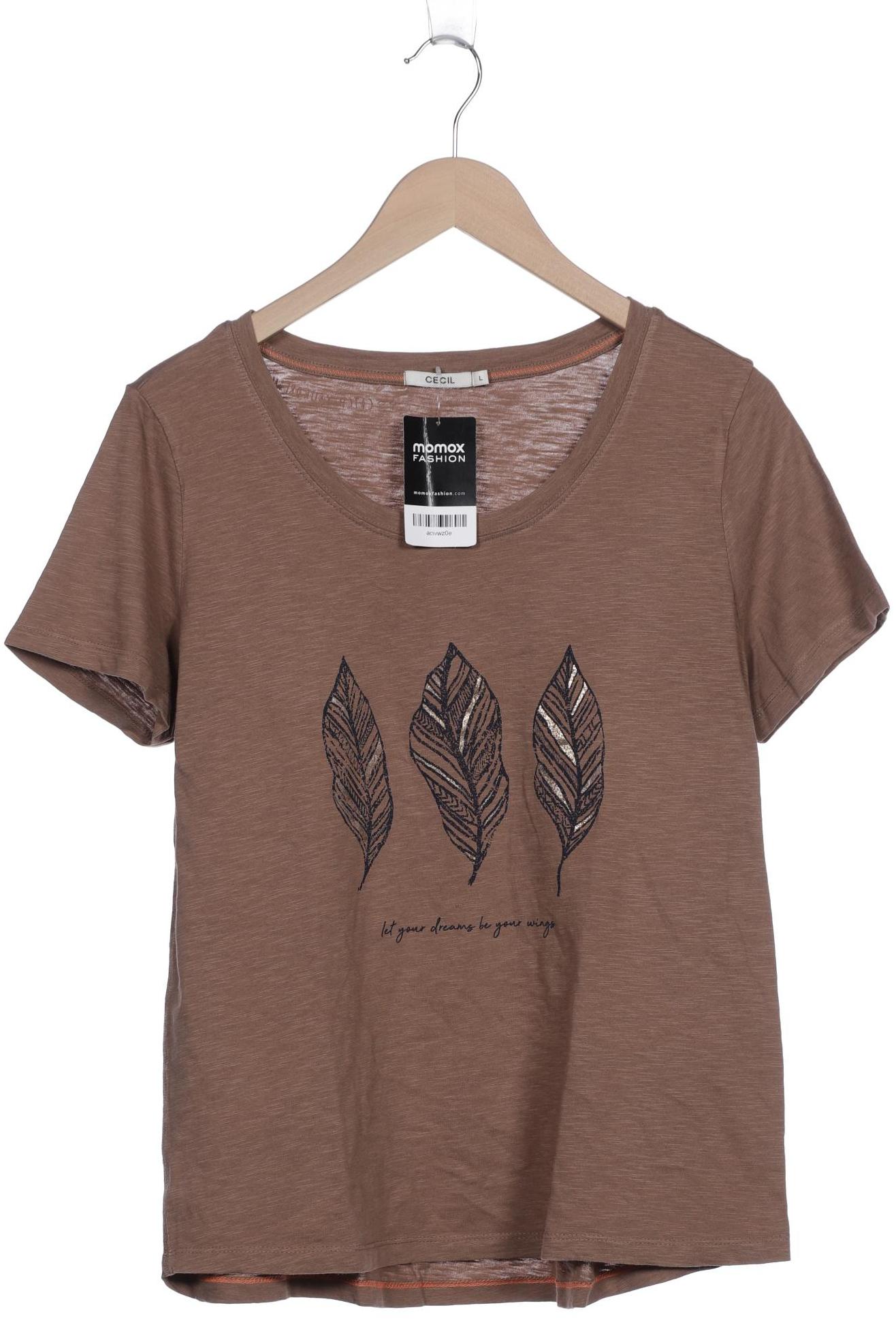 

CECIL Damen T-Shirt, braun
