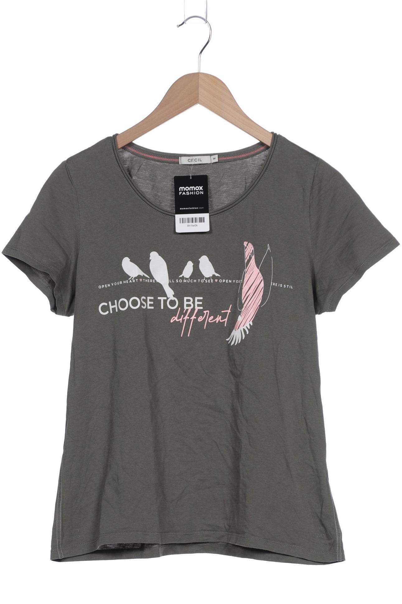 

Cecil Damen T-Shirt, grün, Gr. 38