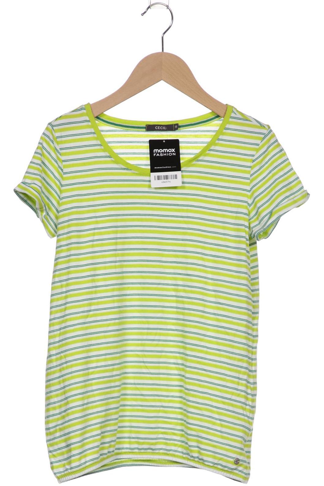 

Cecil Damen T-Shirt, hellgrün, Gr. 34