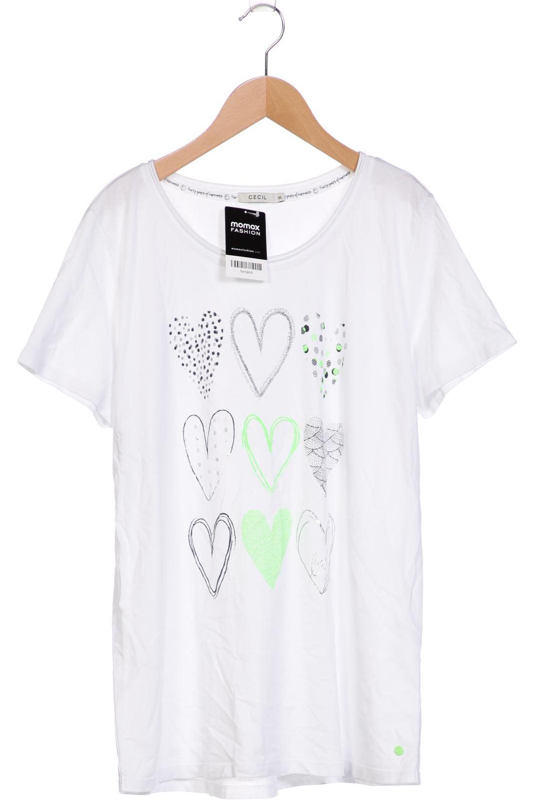 

CECIL Damen T-Shirt, weiß