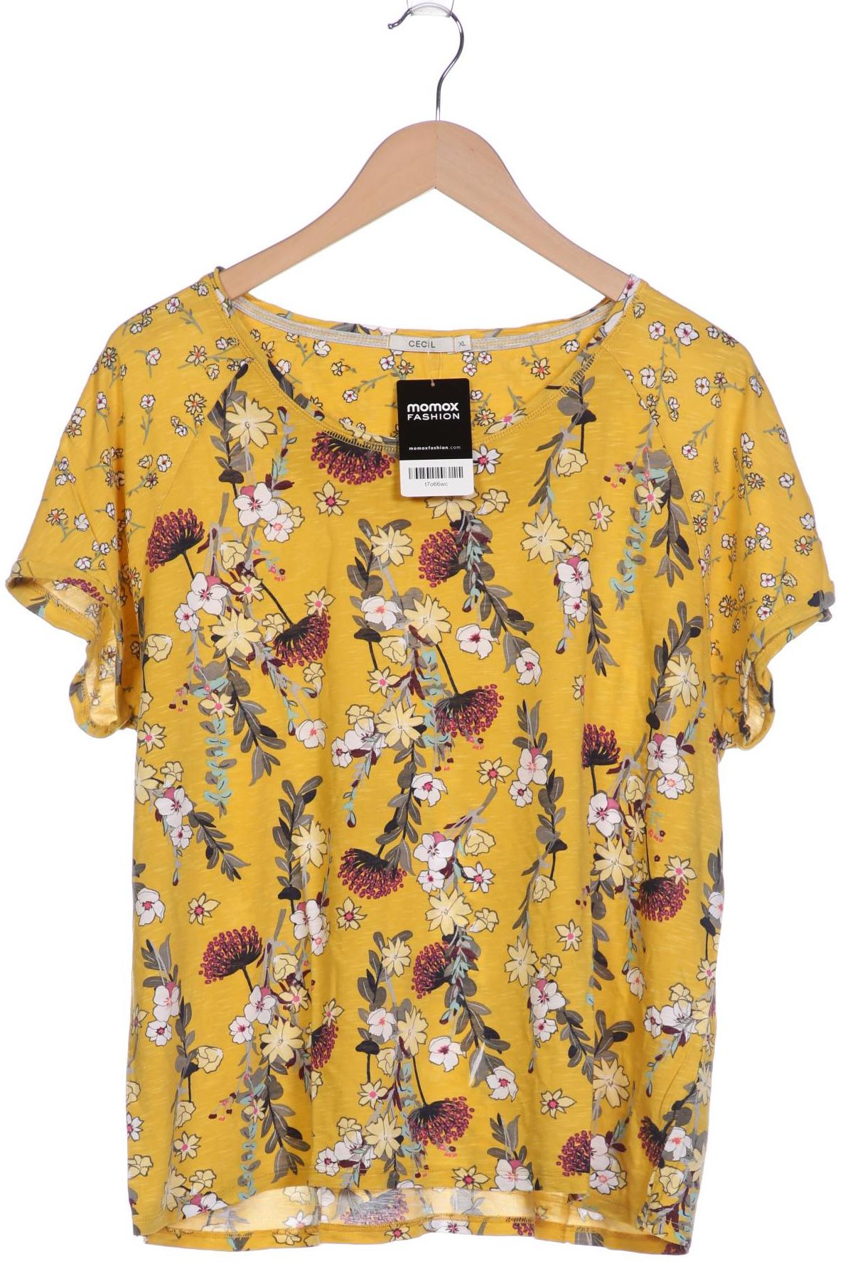 

Cecil Damen T-Shirt, gelb, Gr. 44