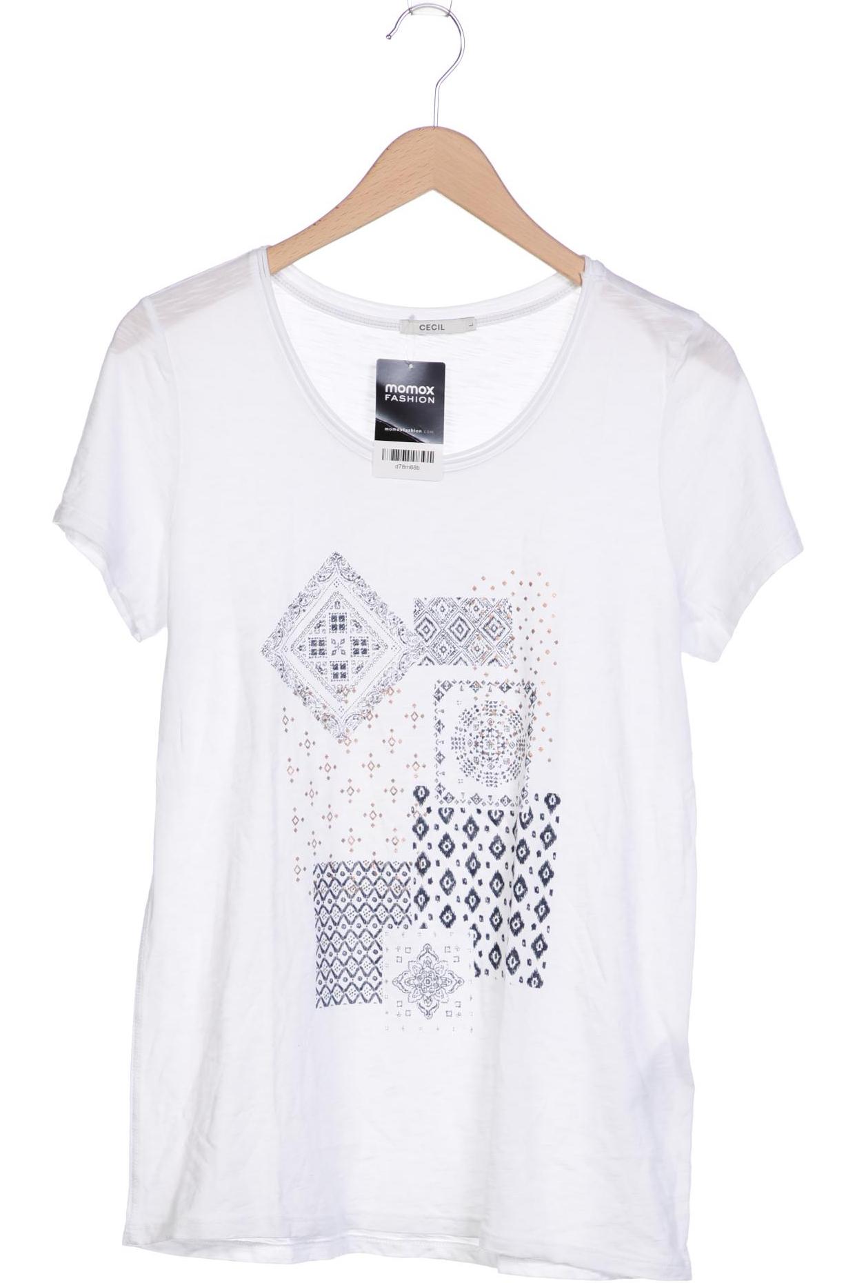 

CECIL Damen T-Shirt, weiß
