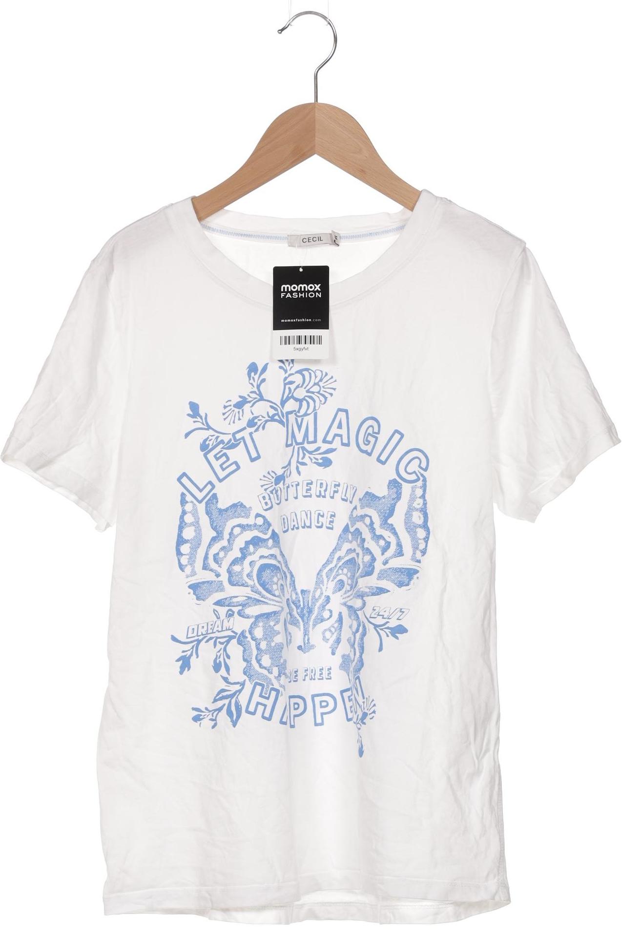 

Cecil Damen T-Shirt, weiß, Gr. 38