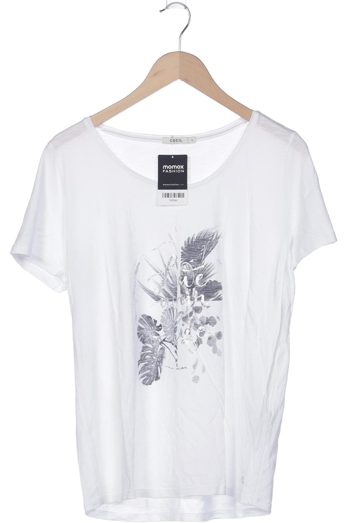 

Cecil Damen T-Shirt, weiß, Gr. 42