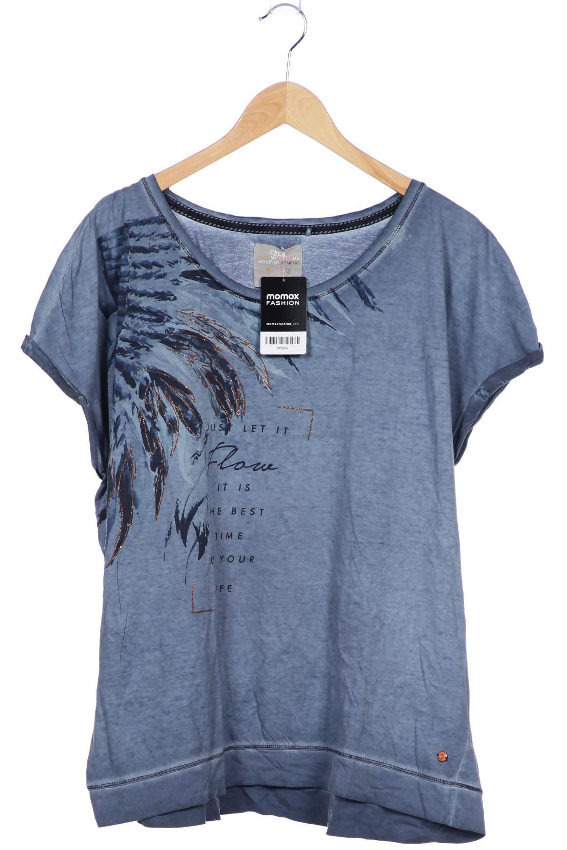 

Cecil Damen T-Shirt, blau, Gr. 46