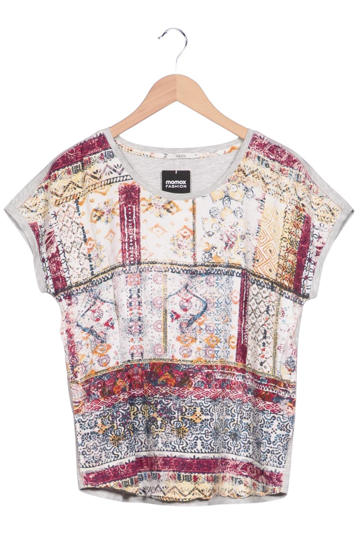 

Cecil Damen T-Shirt, mehrfarbig, Gr. 38