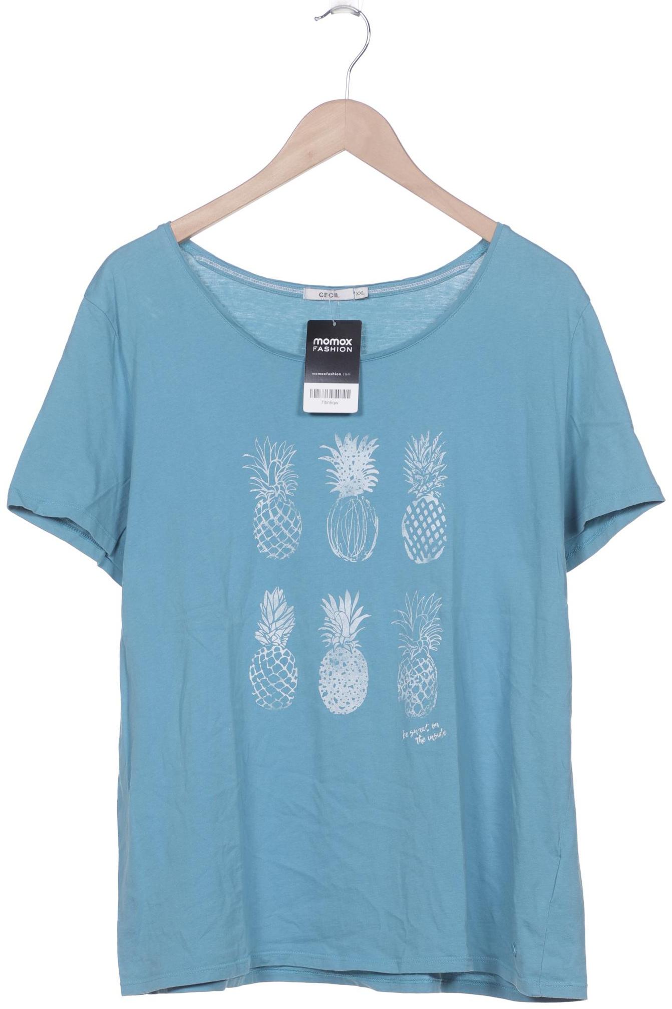 

Cecil Damen T-Shirt, blau, Gr. 46