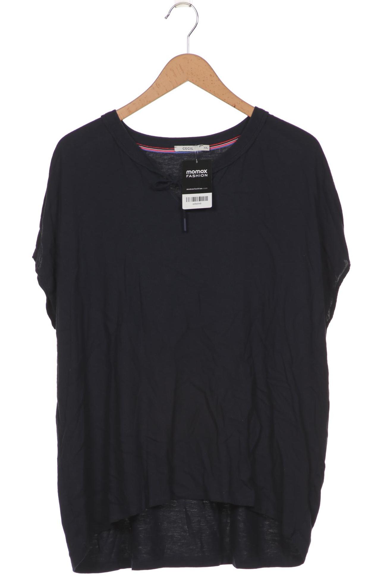 

CECIL Damen T-Shirt, marineblau