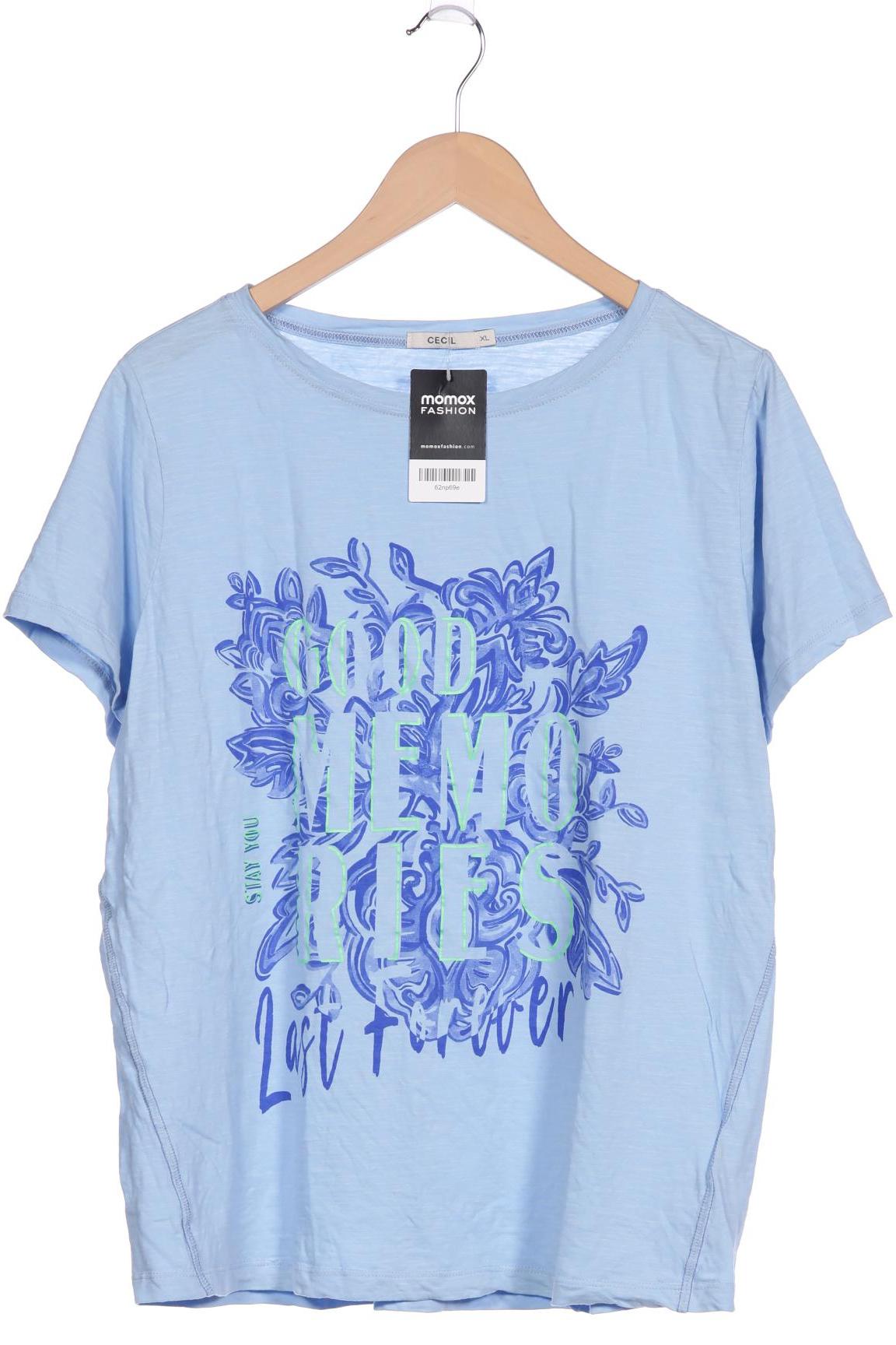 

CECIL Damen T-Shirt, hellblau