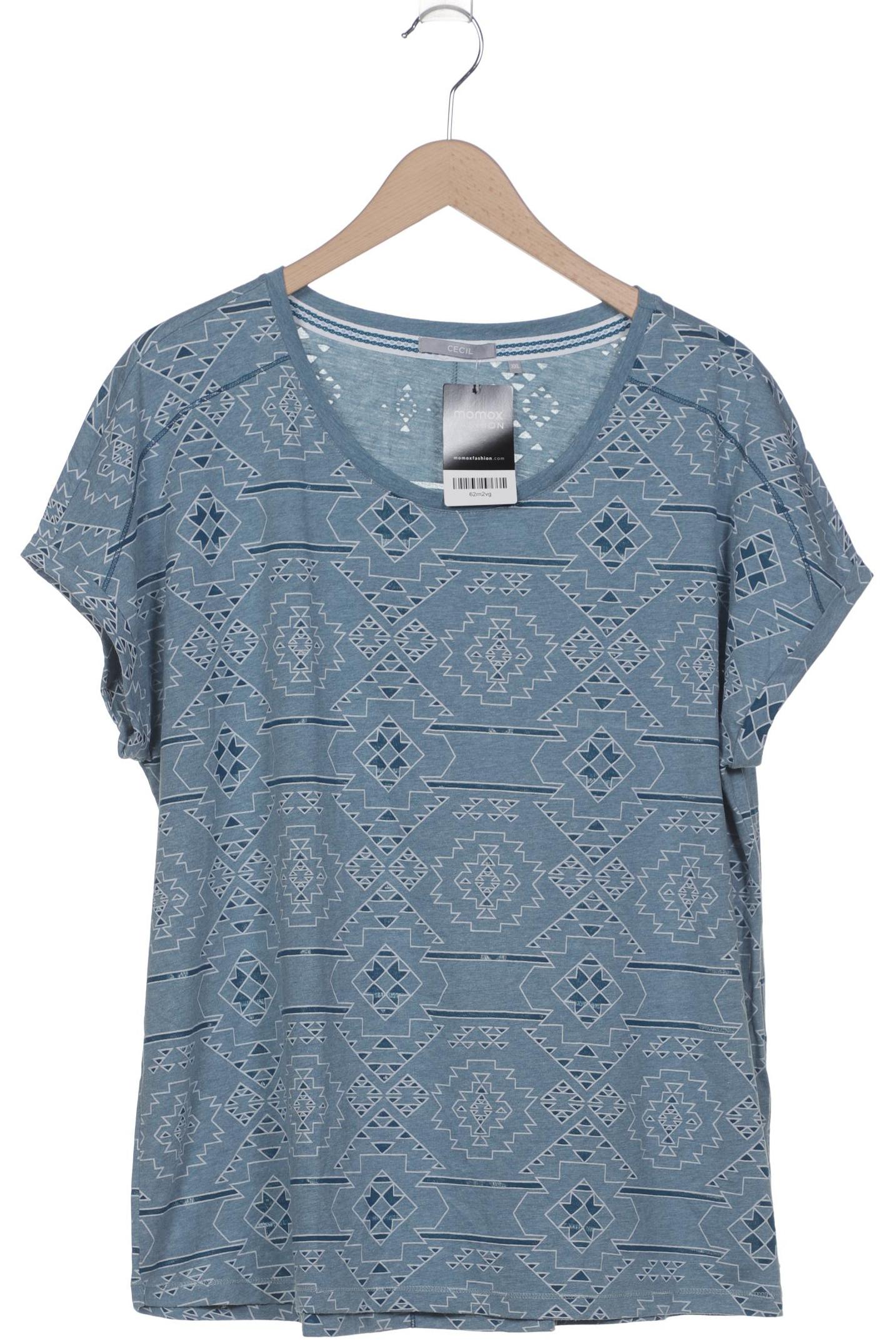 

Cecil Damen T-Shirt, blau, Gr. 46