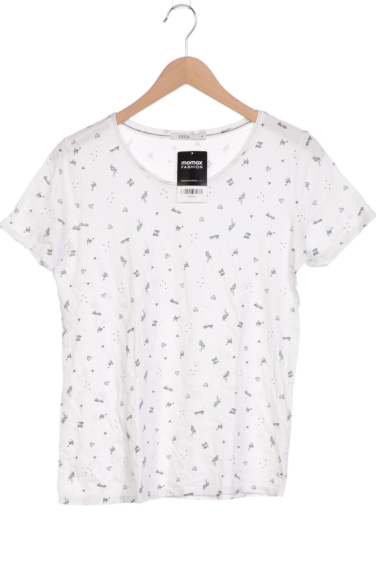 

Cecil Damen T-Shirt, weiß, Gr. 38