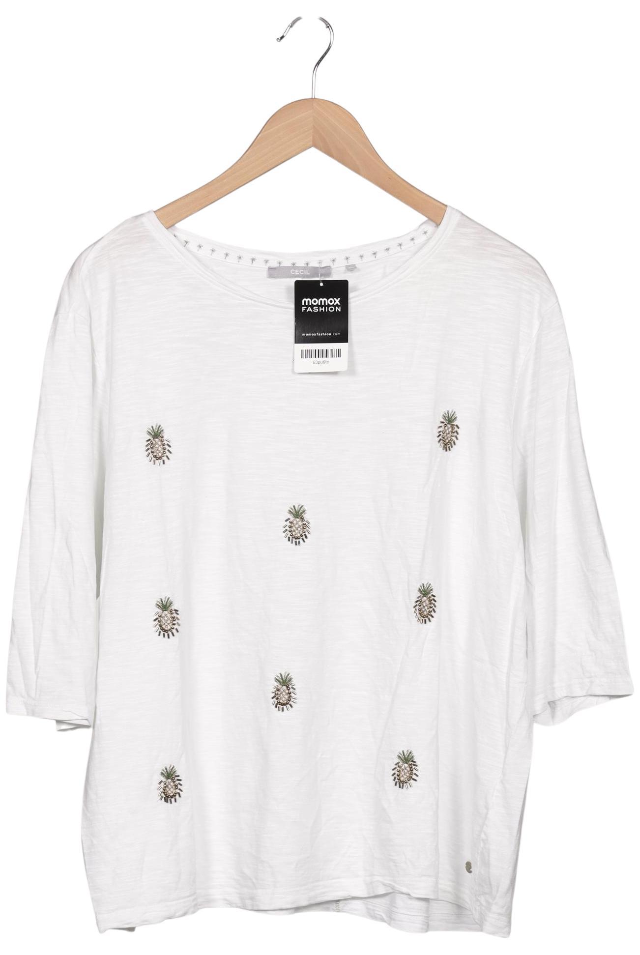 

Cecil Damen T-Shirt, weiß, Gr. 44