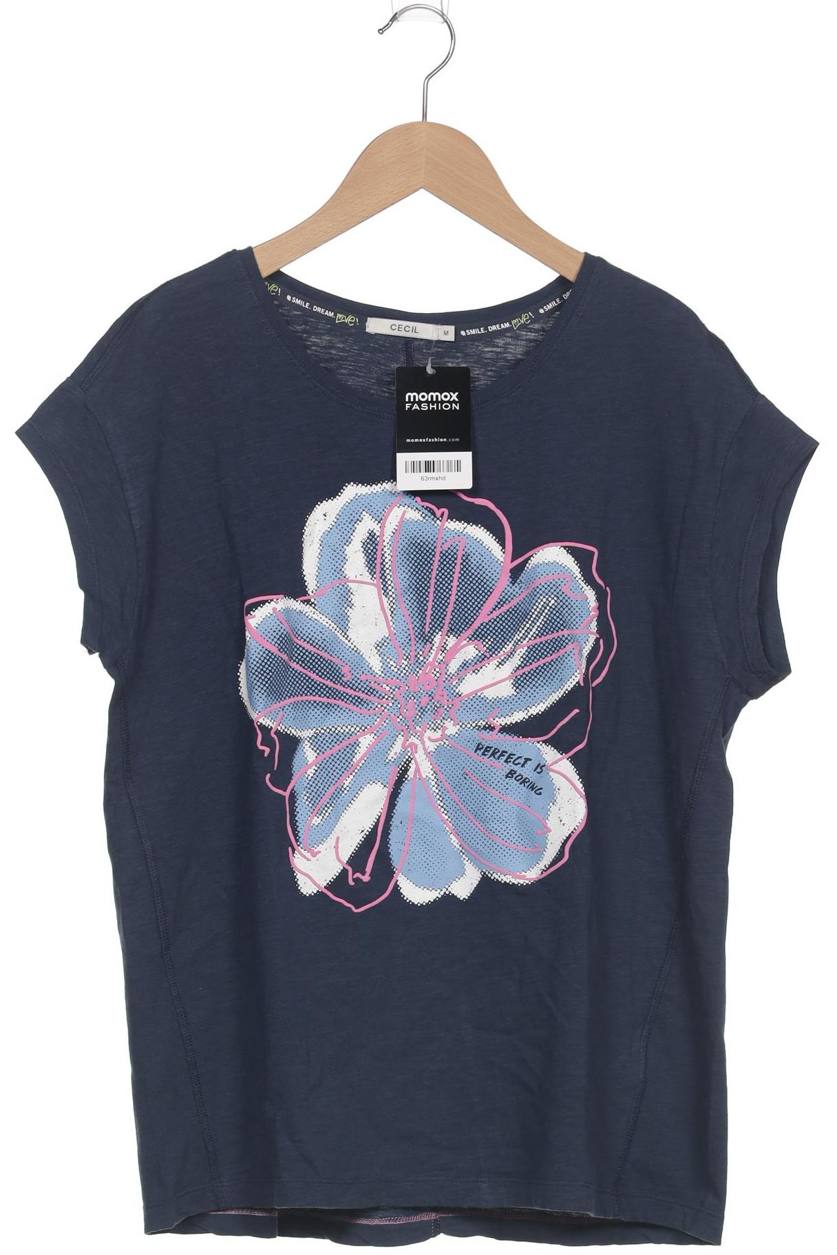 

Cecil Damen T-Shirt, marineblau, Gr. 38