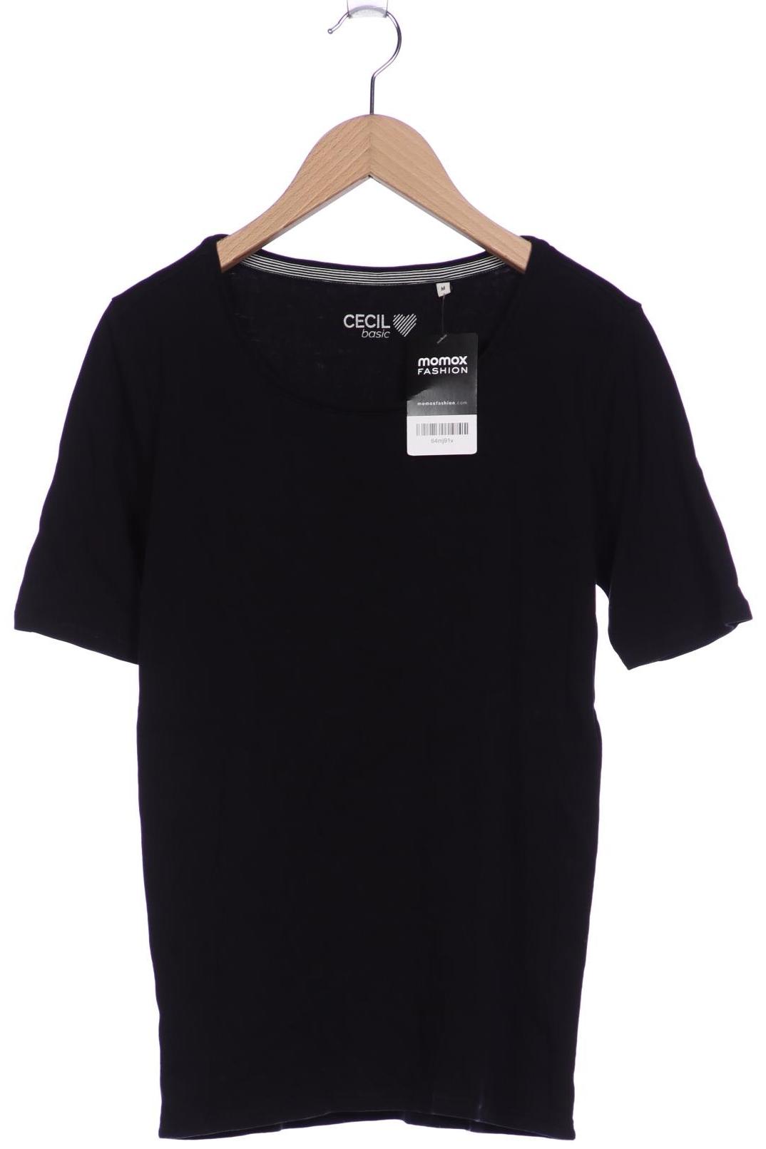 

Cecil Damen T-Shirt, schwarz, Gr. 38
