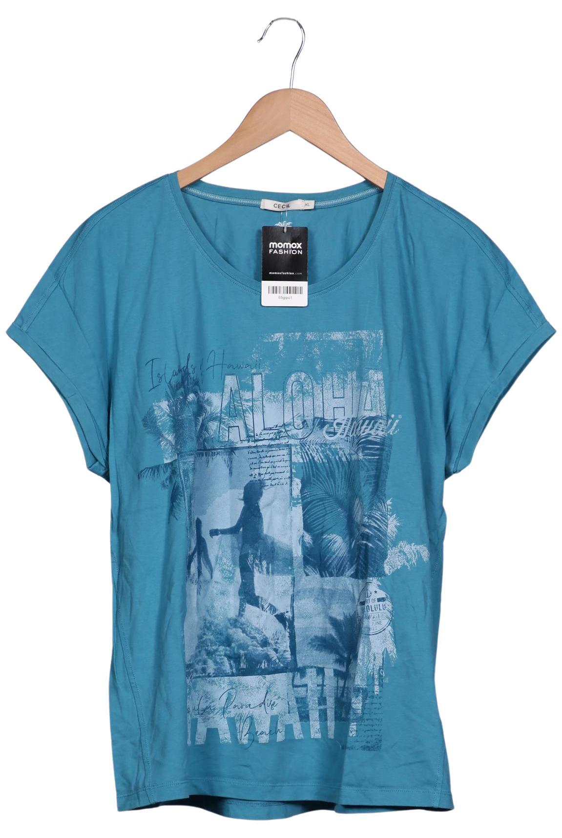 

Cecil Damen T-Shirt, blau, Gr. 44
