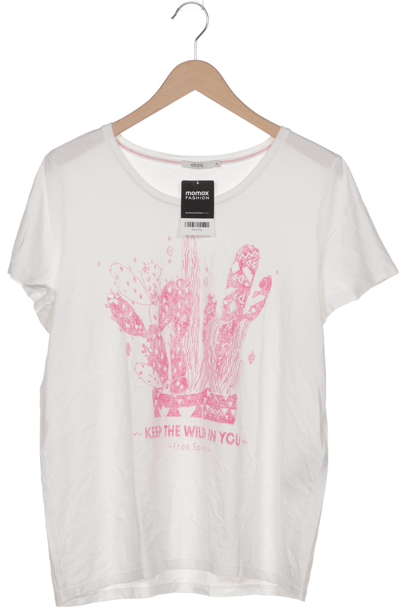 

Cecil Damen T-Shirt, weiß, Gr. 44