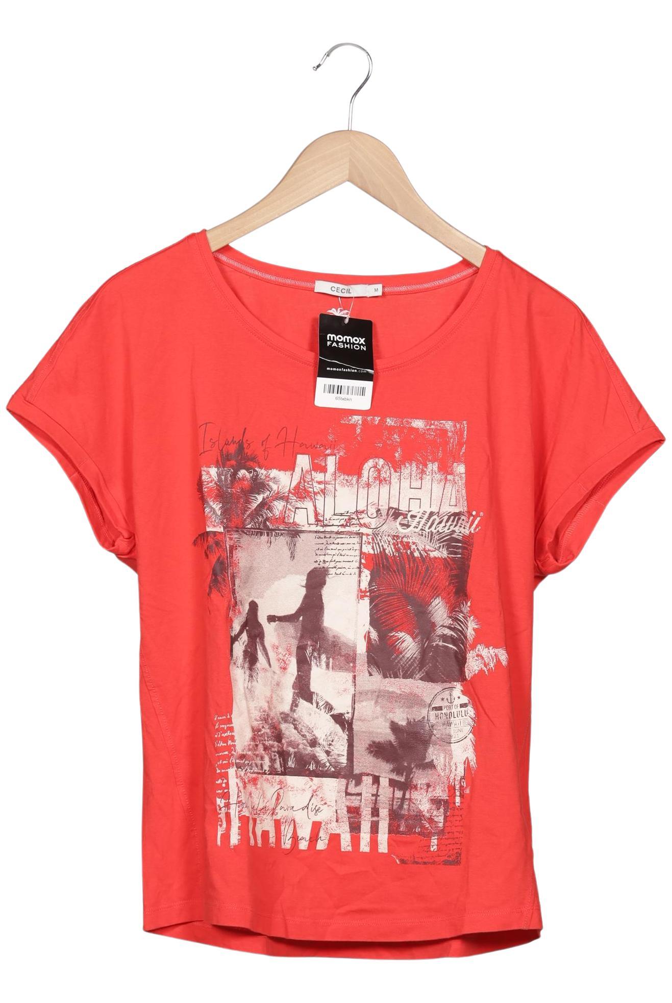 

Cecil Damen T-Shirt, rot, Gr. 38