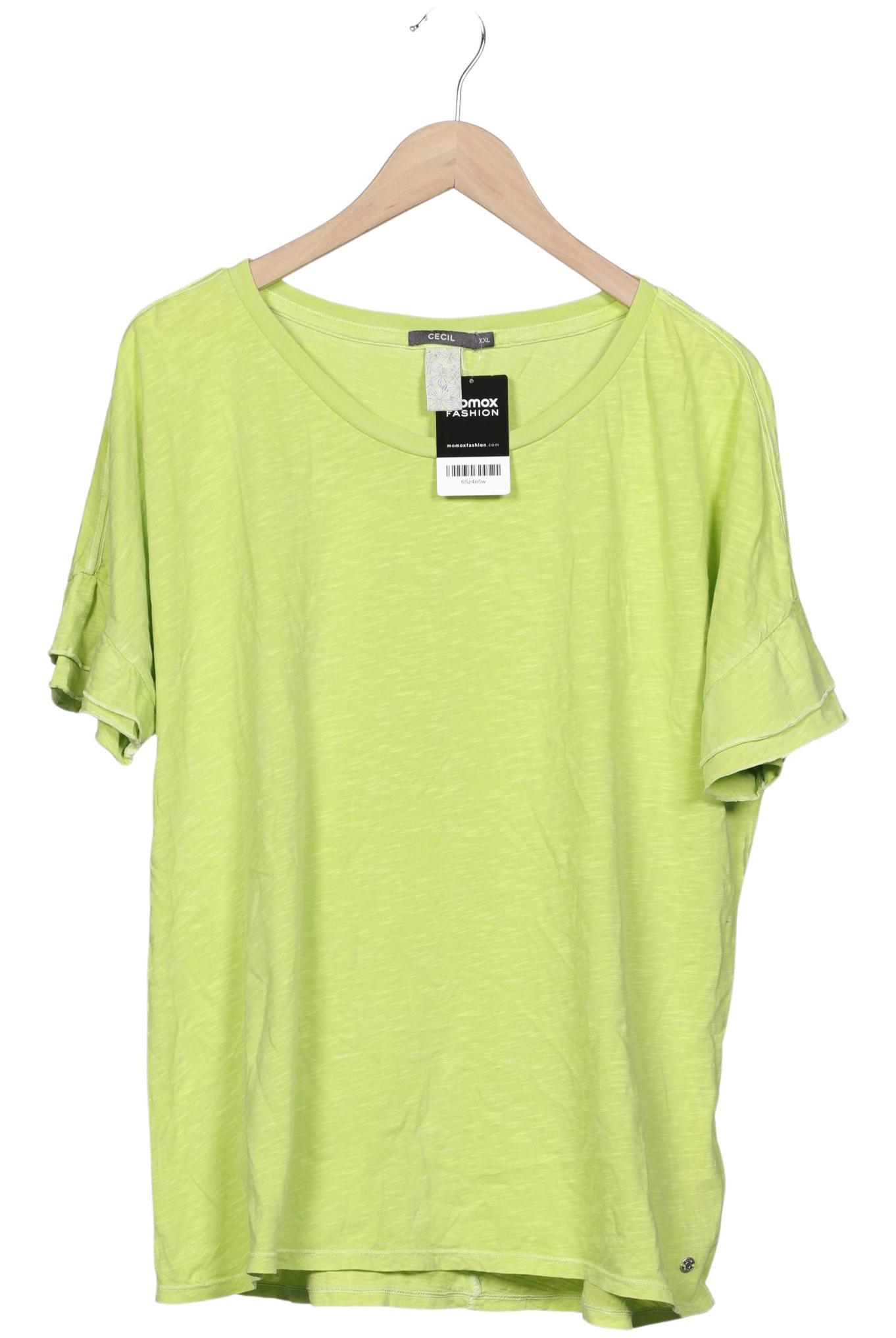 

Cecil Damen T-Shirt, hellgrün, Gr. 46