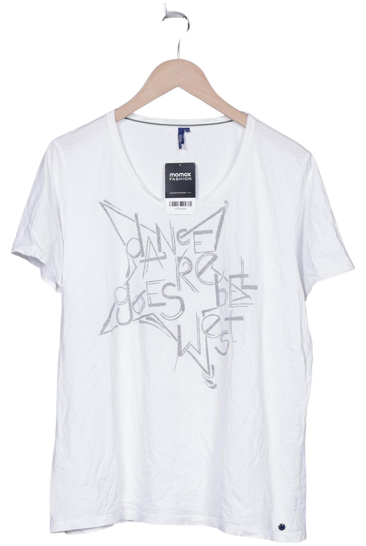 

Cecil Damen T-Shirt, weiß, Gr. 46