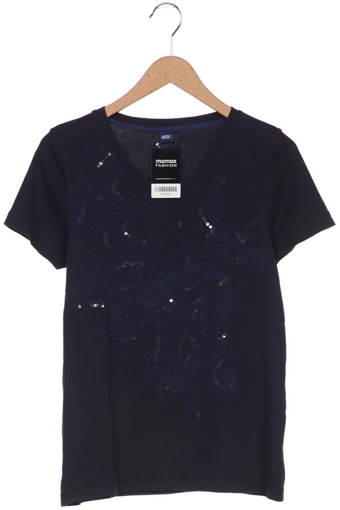

CECIL Damen T-Shirt, marineblau