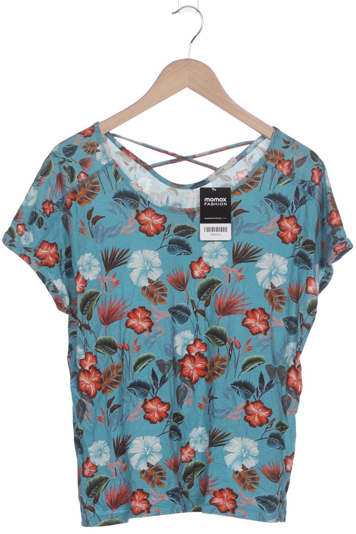 

Cecil Damen T-Shirt, blau, Gr. 42